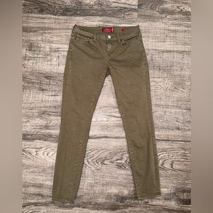 Lucky Brand Charlie Super Skinny Jeans - Green - Size 6